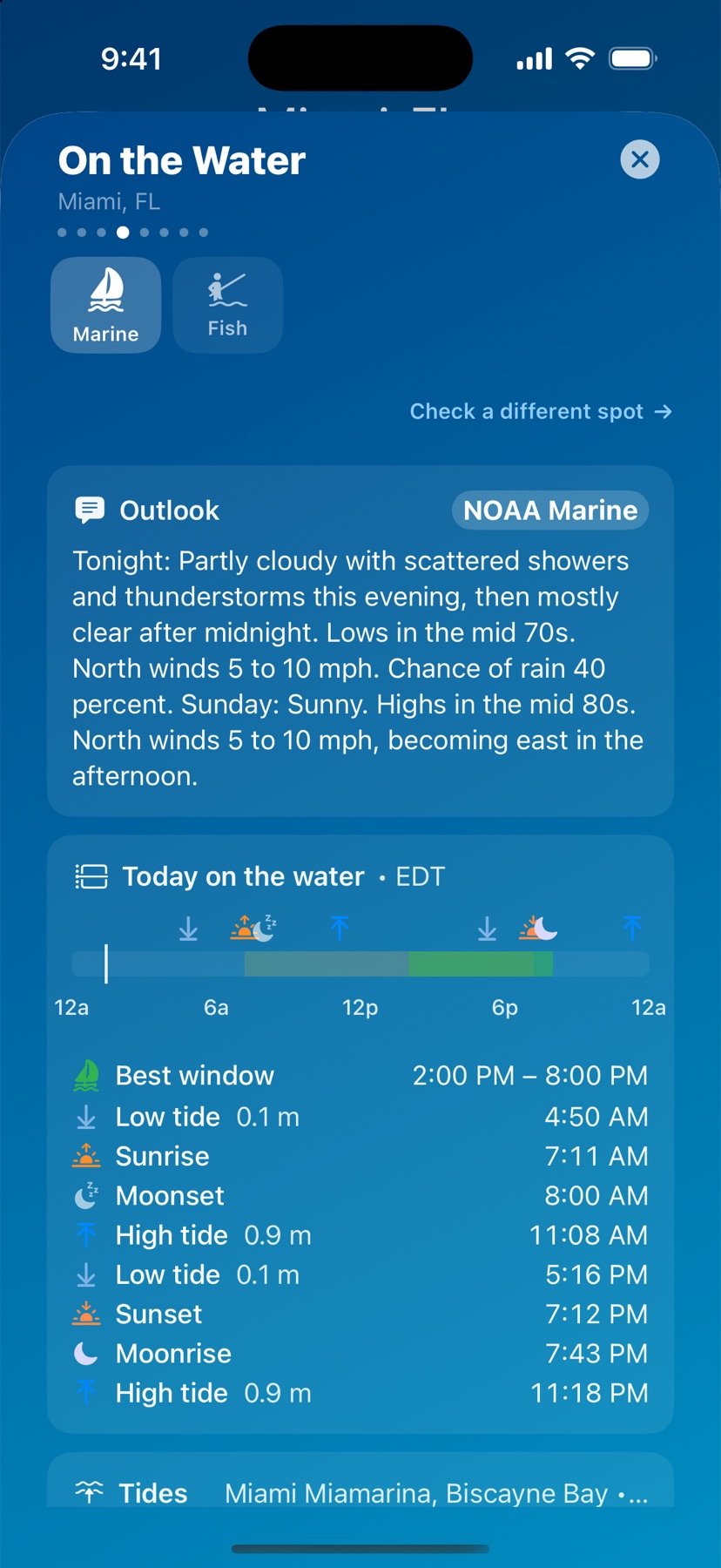 -40 screenshot: On the Water: Marine
