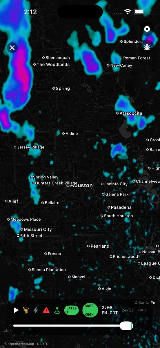 -40 screenshot: Radar cells